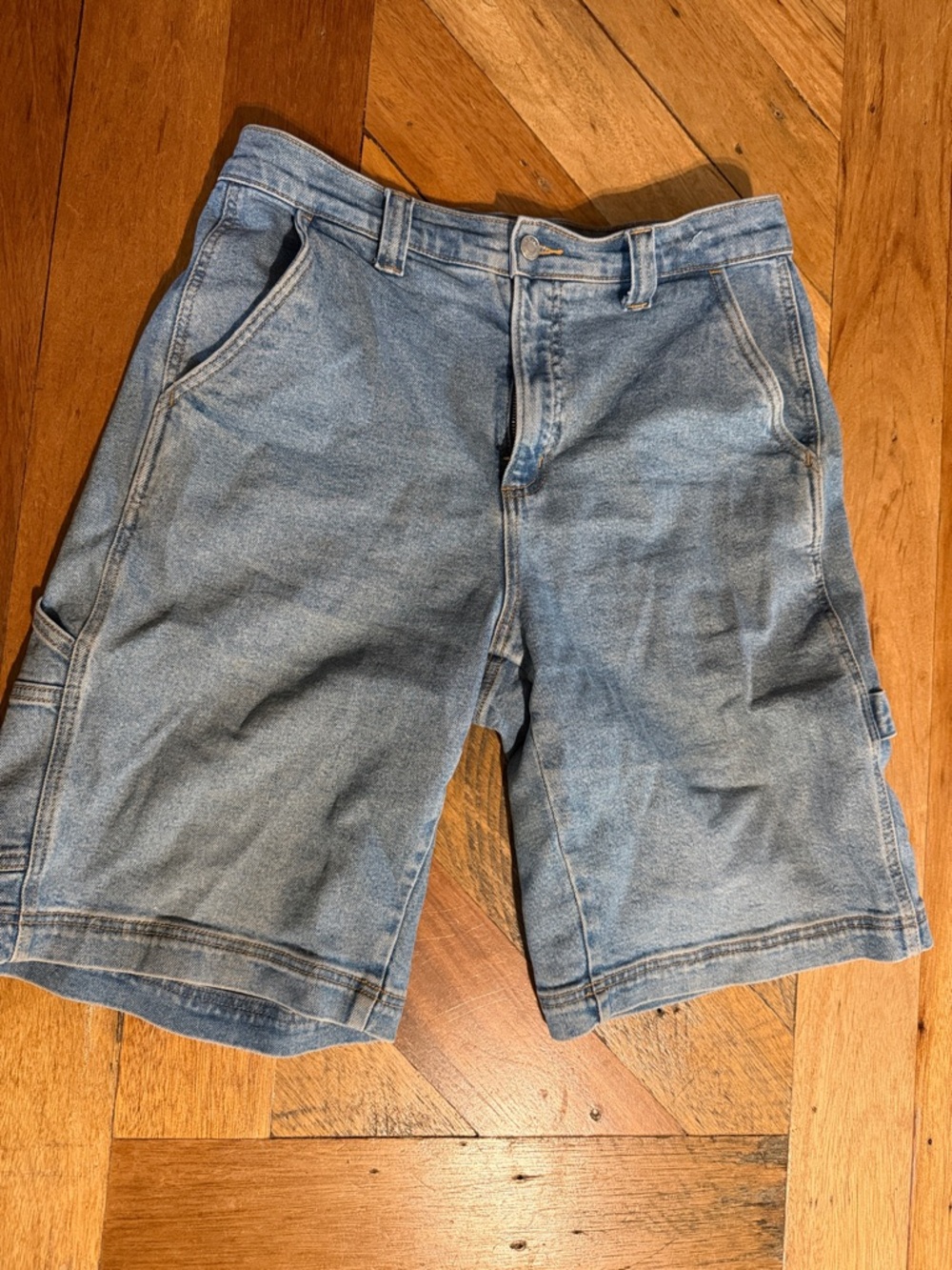 Cello Light Blue Jorts